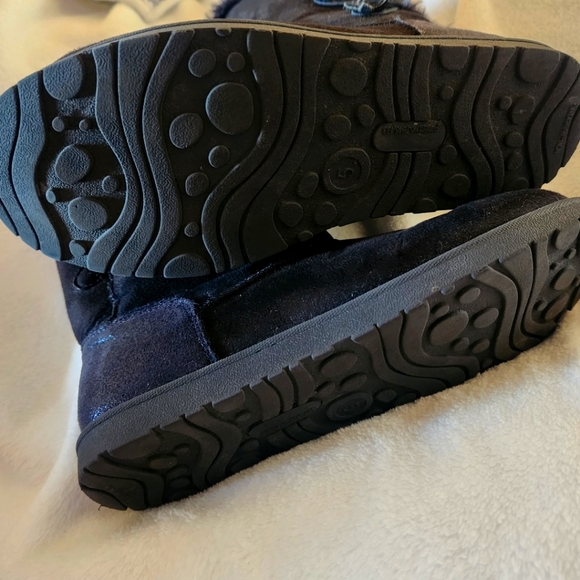 Black winter memory foam boots size 5 - Picture 3 of 5